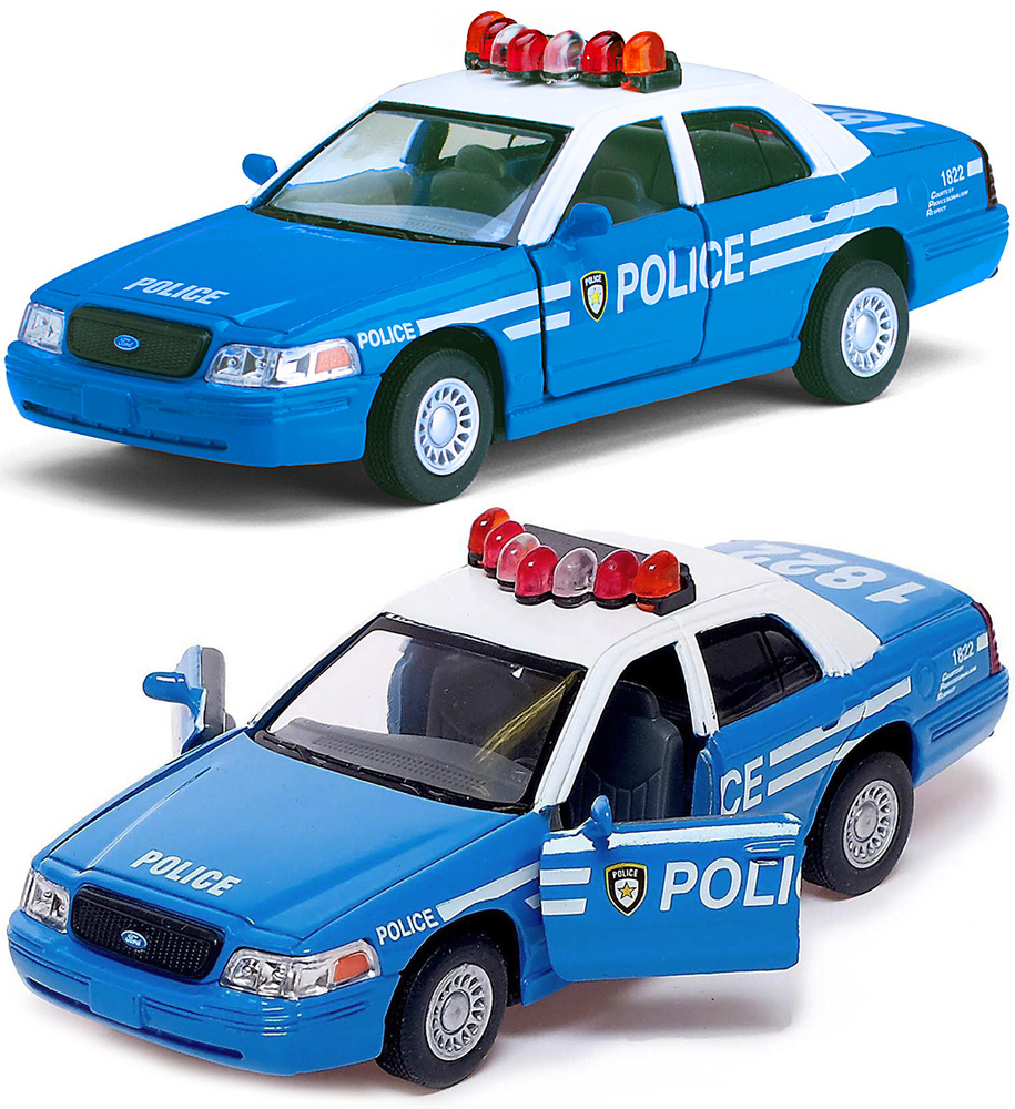 Машинка металлическая Kinsmart 1:42 Ford Crown Victoria Police (Форд Краун Виктория) Полиция 5327DKT #1