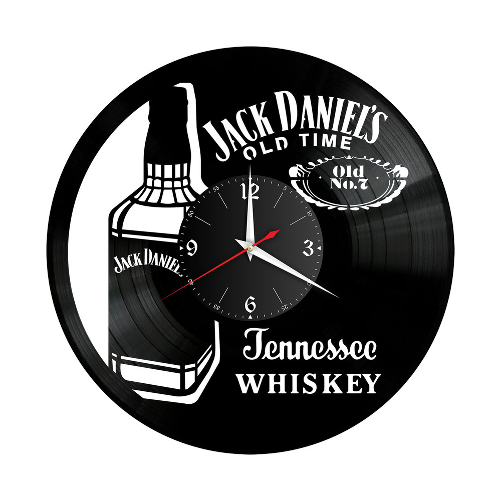 Настенные часы Jack Daniels из винила, #1 #1