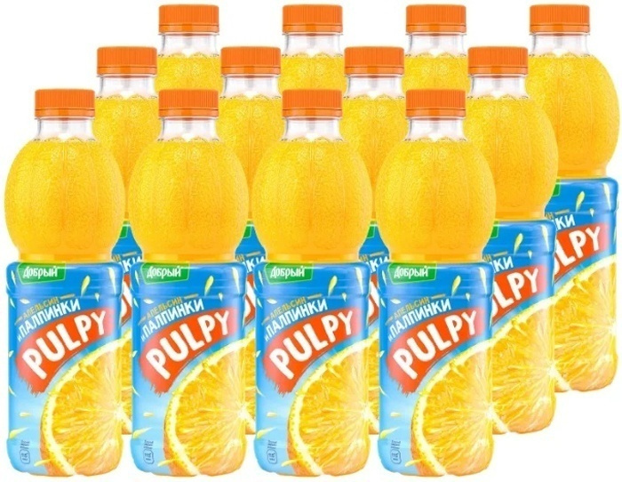 Напиток сокосодержащий Pulpy Апельсин (Палпи) 0,45л х 12шт #1