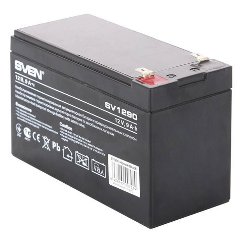 Аккумуляторная батарея для ИБП любых торговых марок, 12 В, 9 Ач, 151х65х98 мм, SVEN, SV-0222009  #1