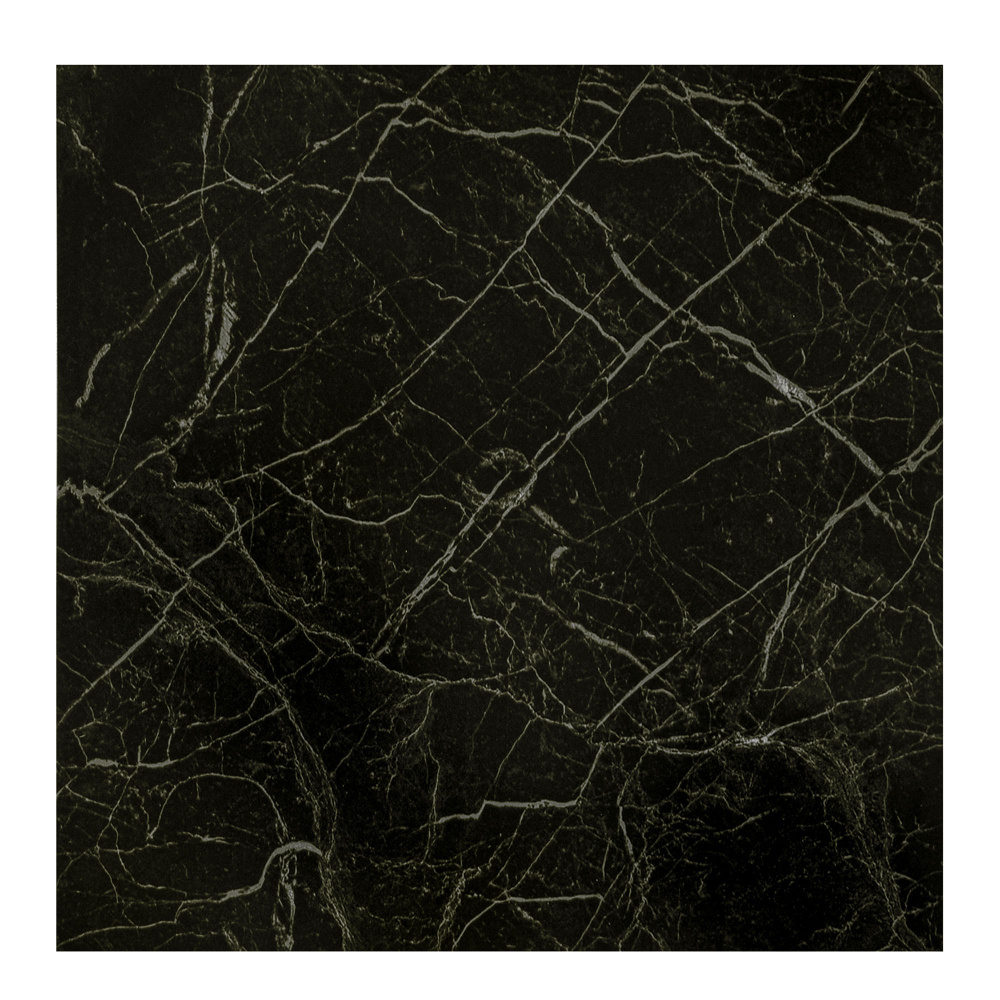 Самоклеящиеся панели для стен и пола, ПВХ плитка, Коллекция Мрамор цвет Чёрный мрамор, 30х30см, 28 шт., #1