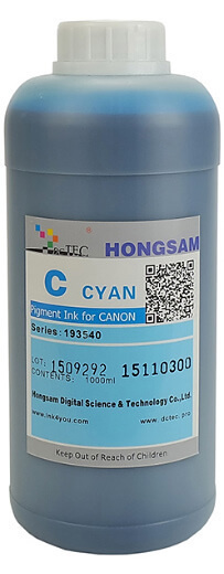 Чернила DCTec пигментные Canon TM-200 Cyan (синий) 1000 мл #1
