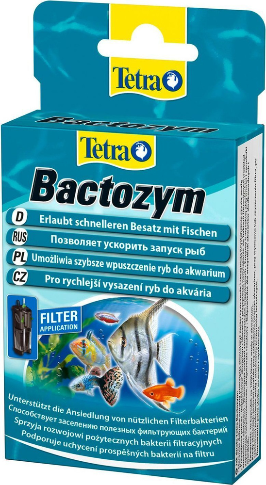 Tetra Bactozym средство для биологического запуска аквариума 10 таблеток 1 шт  #1