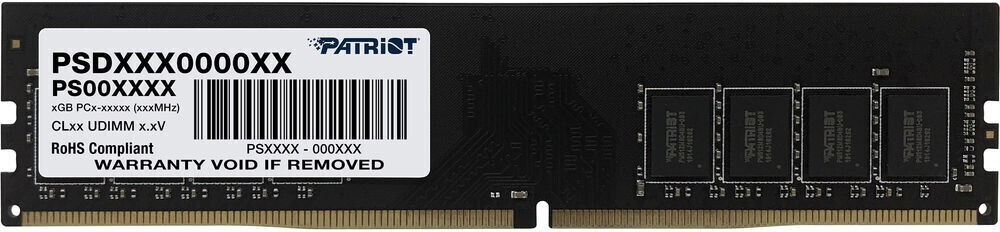 Patriot Memory Оперативная память Signature Line1680_2523 озон 1x8 ГБ (PSD48G320081)  #1