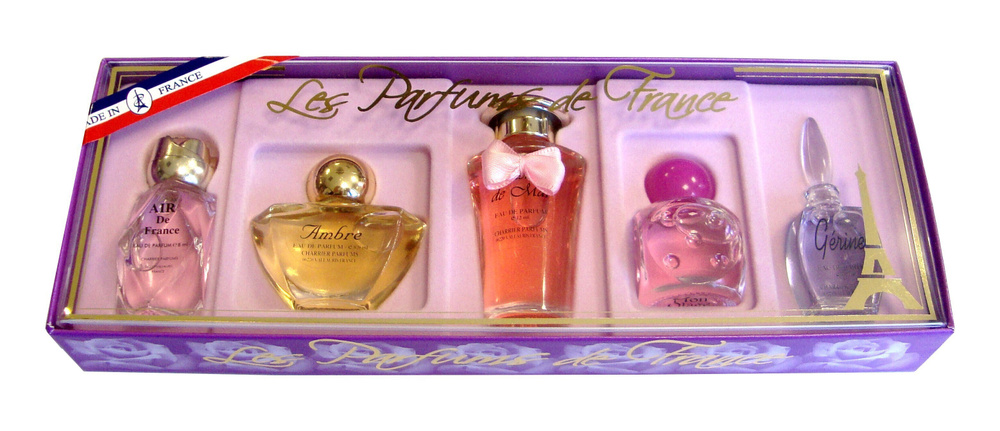 Набор парфюмированной воды для женщин "Les Parfums de France - Coffret "Roses" от CHARRIER Parfums  #1
