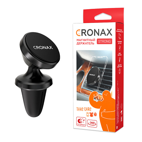 Автомобильный магнитный держатель для телефона CRONAX CR-006 на воздуховод  #1