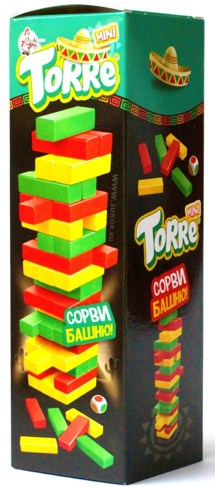 Настольная игра Десятое королевство "Джанга. Башня Torre mini" цветная, в коробке  #1