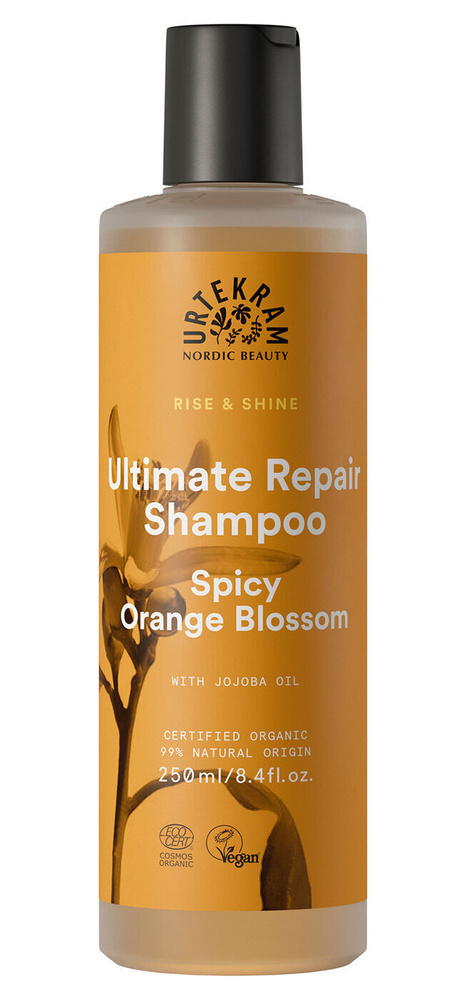 Urtekram Органический шампунь для максимального восстановления волос Пряный Цветок Апельсина 250 мл  #1
