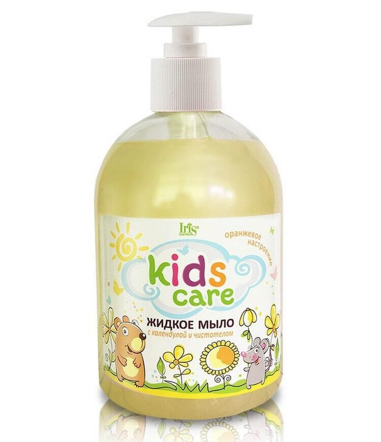Iris Жидкое мыло детское KIDS CARE с календулой и чистотелом, 500 мл  #1