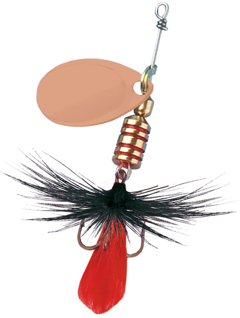 Блесна рыболовная вертушка для рыбалки на хищника / щуку / судака / окуня TONDO Fly "Copper" №0 (Ilba), #1