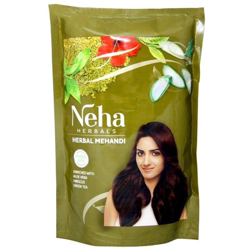 Neha Хна для волос Алоэ Вера, Гибискус и Зелёный Чай, 140 грамм  #1