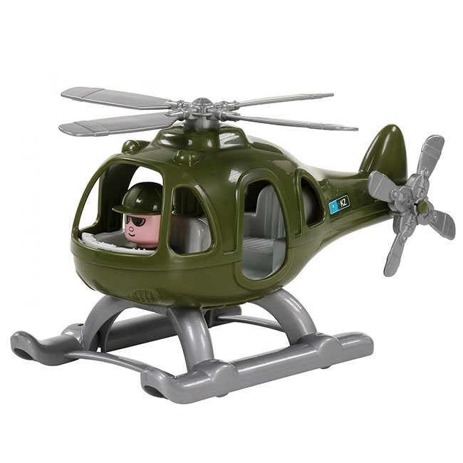 Вертолет игрушечный военный Гром 72320 в сетке. #1
