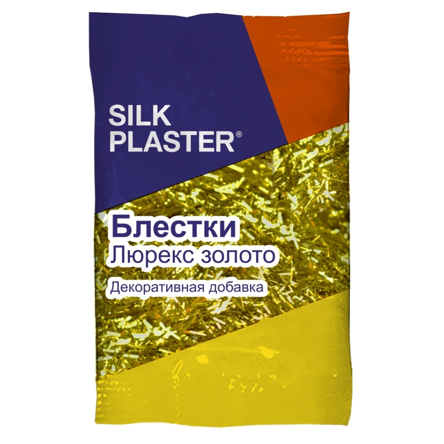 SILK PLASTER Декоративная добавка для жидких обоев, 0.012 кг, Золото  #1