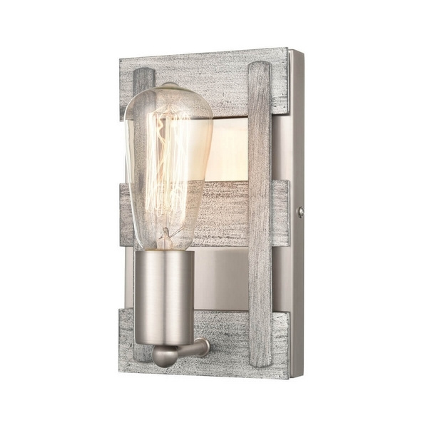 Бра настенный светильник Лофт Vele Luce Shield VL6385W01 серый #1