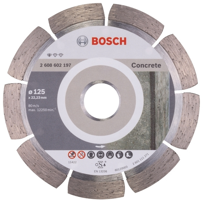 Алмазный диск Bosch Standard for Concrete 125-22,23 2608602197 #1