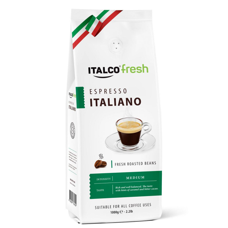 Кофе Italco Espresso Italiano в зернах, 1кг #1