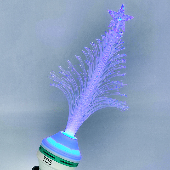Лампа - Ёлка LED Огонёк LD-114 (синяя подсветка) пластик #1