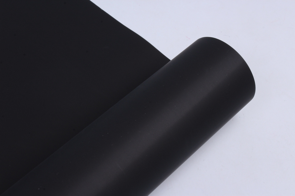 Крафт-бумага упаковочная, "Чёрная" однотонная, двухсторонняя в рулоне 10 метров, 0.7*10 метров, плотность #1
