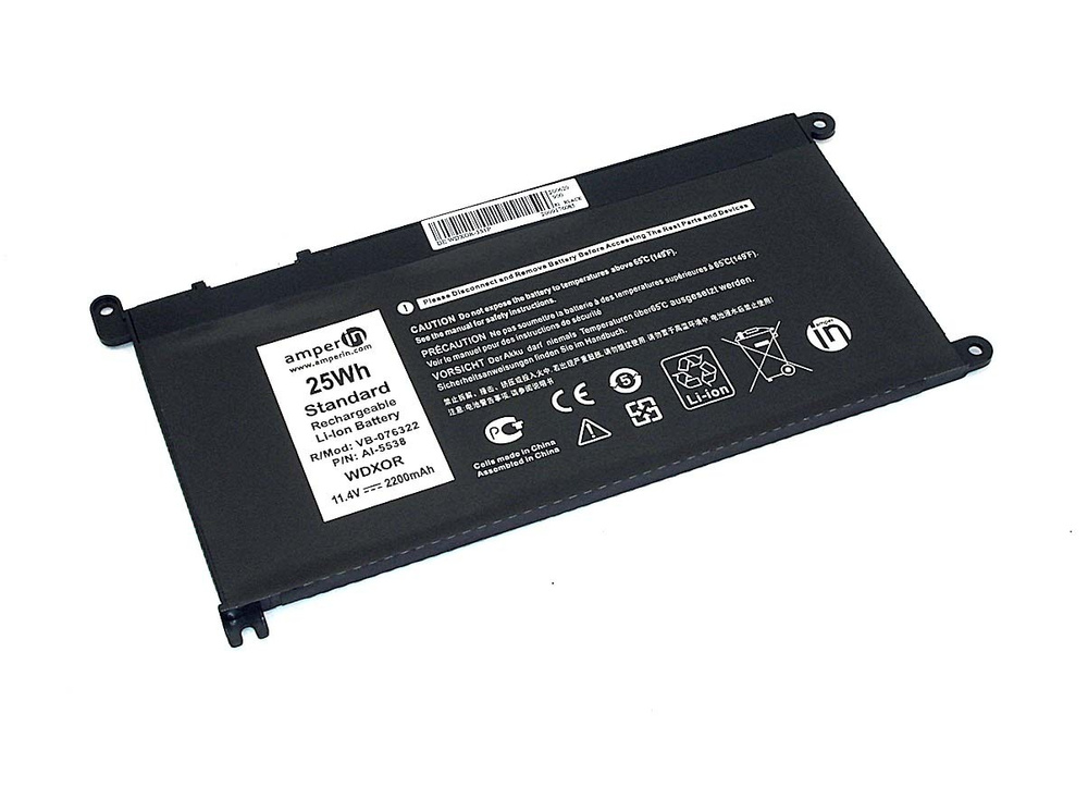 Аккумулятор для ноутбука DELL WDX0R 11.4V 2200mAh #1