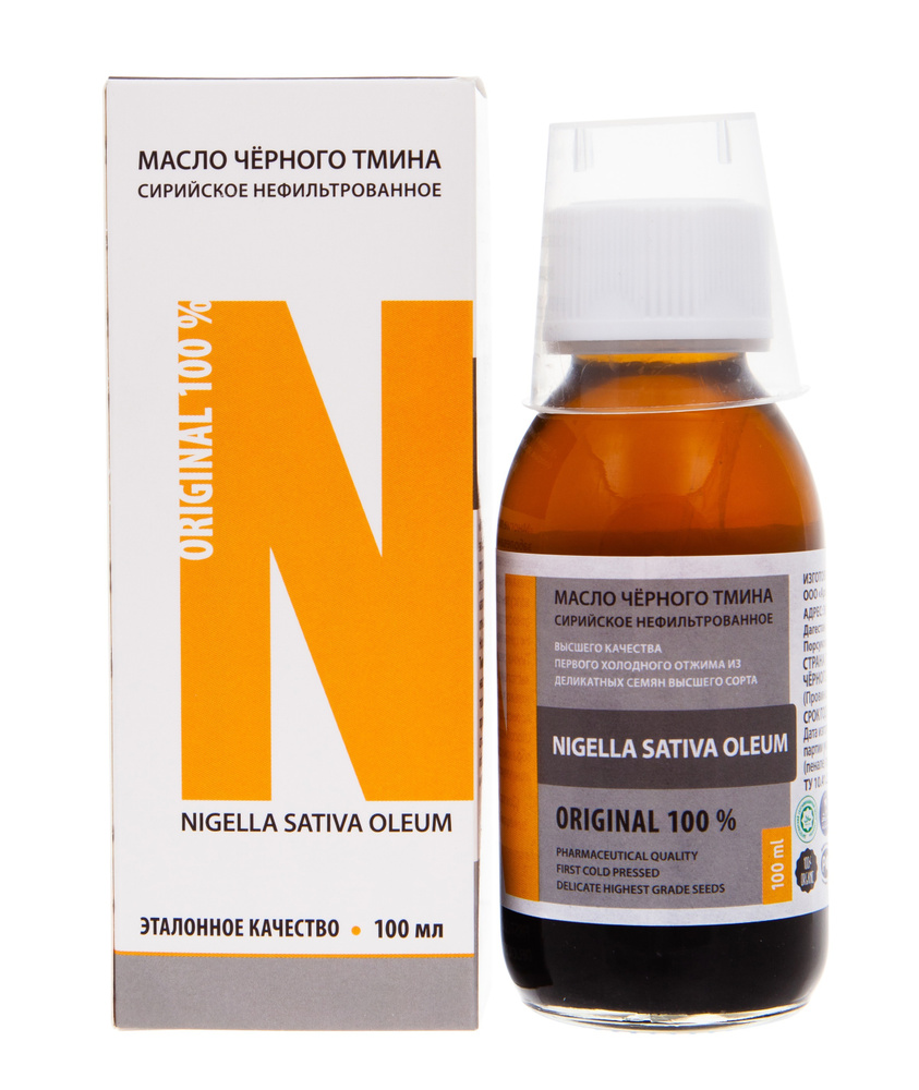 Масло Чёрного Тмина Сирийское Нефильтрованное Nigella Sativa Oleum, 100 мл  #1