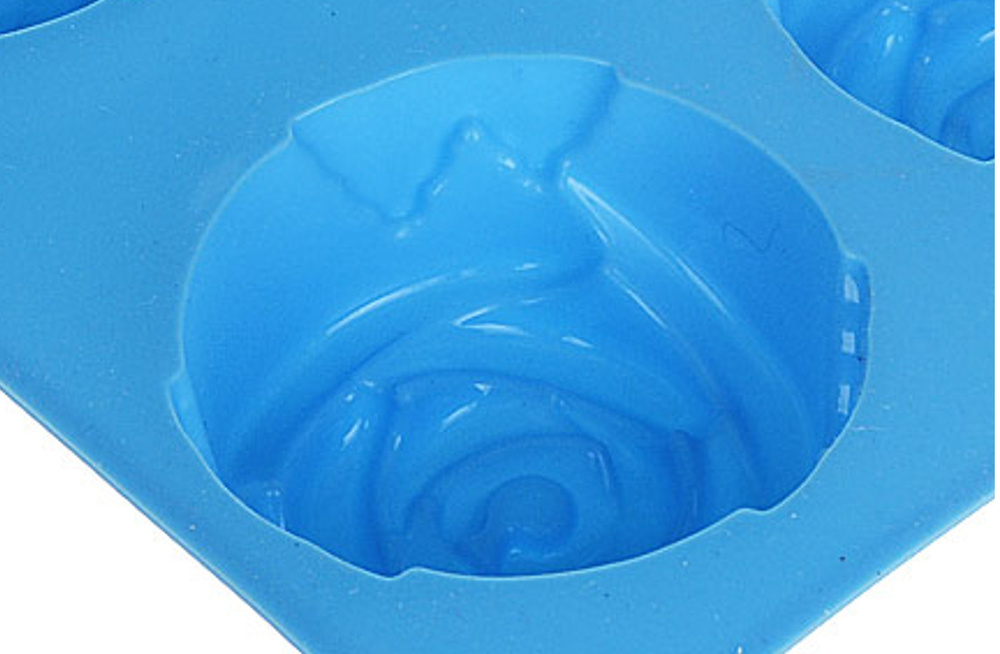 Форма силиконовая для выпечки кексов, печенья (голубой)  #1