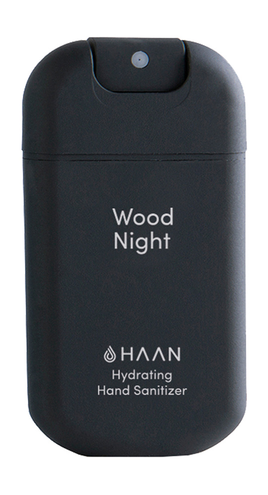 Карманный санитайзер с ароматом дерева для очищения и увлажнения кожи рук Haan Wood Night Hydrating Hand #1