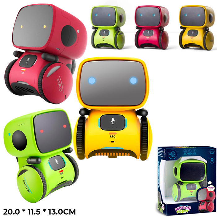 Робот игрушечный на батарейках 3108B-ZYB сенсор, голосовое управление в коробке 920320ZY  #1