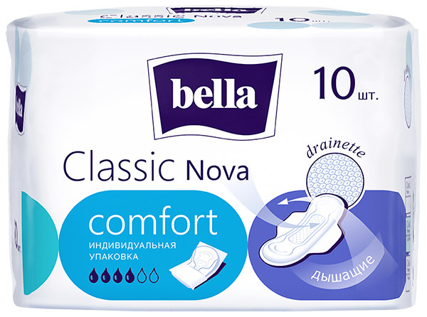 Прокладки женские bella Classic Nova Сomfort, 10 шт. #1