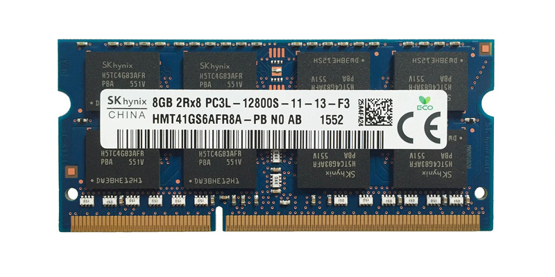 Hynix Оперативная память DDR3L 8Gb 1600 Mhz HMT41GS6AFR8A-PB PC3L-12800S SoDimm 1x8 ГБ (HMT41GS6AFR8A-PB) #1