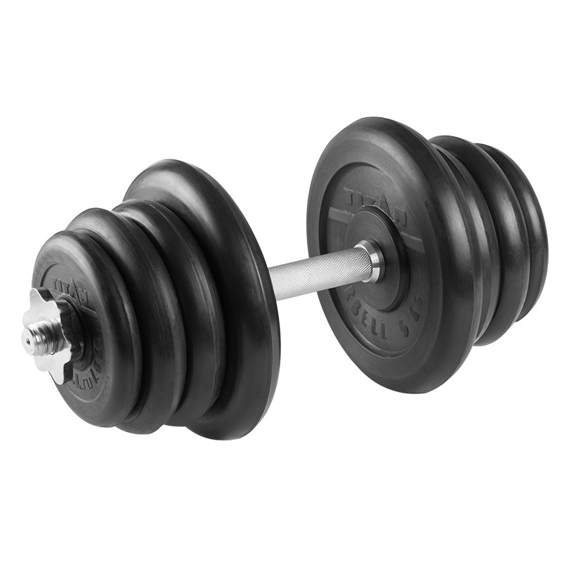 Гантель разборная 25 кг TITAN Barbell - d26, Комплектация №2 с железной ручкой  #1