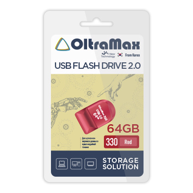 USB флэш-накопитель OLTRAMAX OM-64GB-330-Red #1