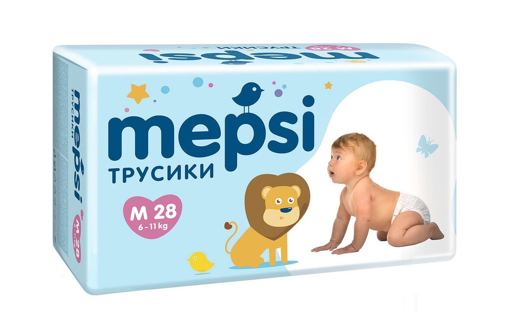 Mepsi Трусики -Подгузники М, 28шт, 6-11кг / Подгузники трусики 3 / мепси трусики 3  #1