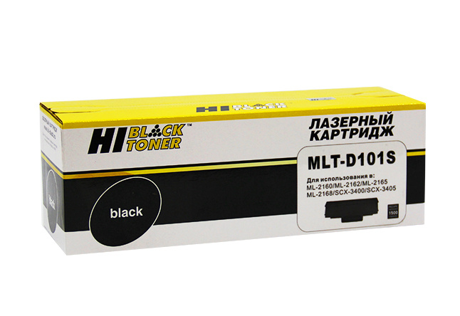 Картридж Hi-Black MLT-D101S для Samsung ML-2160/2162/2165/2166W/SCX3400/3406W, 1500 тыс.стр.  #1
