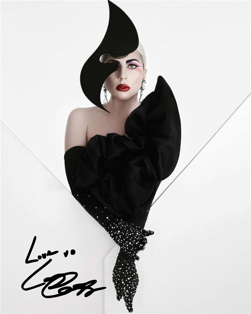 Автограф Леди Гага - Автограф Lady Gaga Singer Actress - Фото с автографом, Подписанная фотография, Автограф #1
