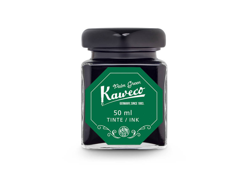 Чернила для перьевой ручки Kaweco, для заправки картриджа, 50 мл. в стекле, цвет тропический зеленый #1