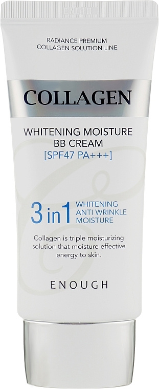 ENOUGH COLLAGEN 3 in 1 WHITENING MOISTURE BB СREAM SPF47 PA++ / ББ крем для лица осветляющий с морским #1