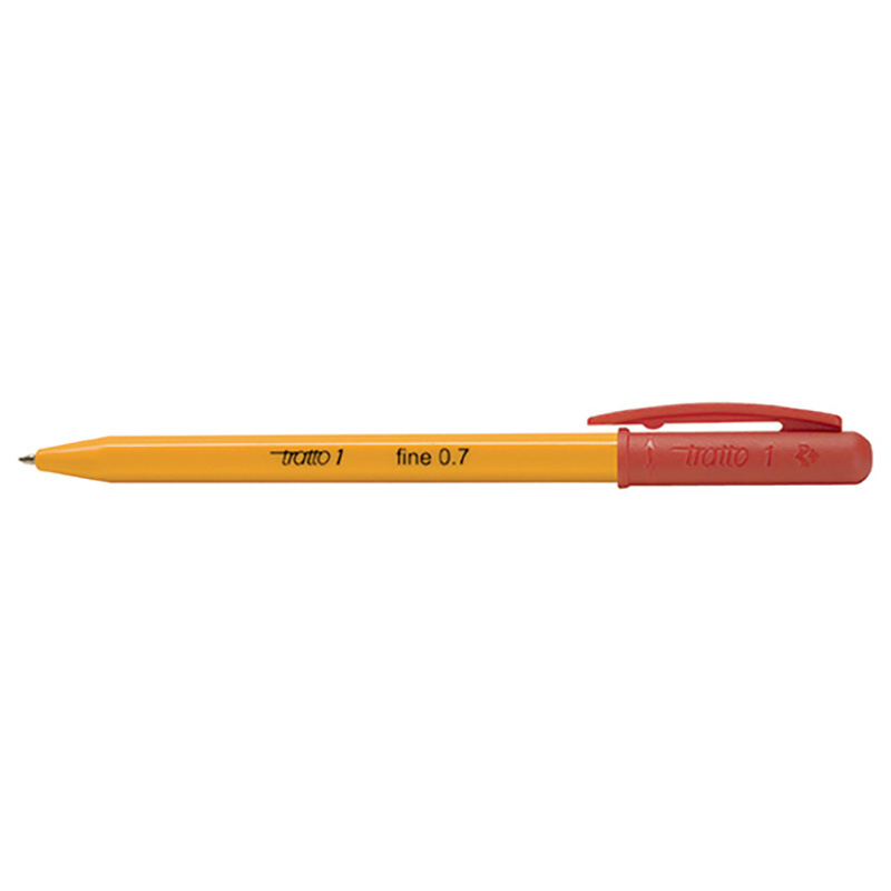 Ручка шариковая Tratto, с поворотным механизмом, 0.7 мм Красный  #1