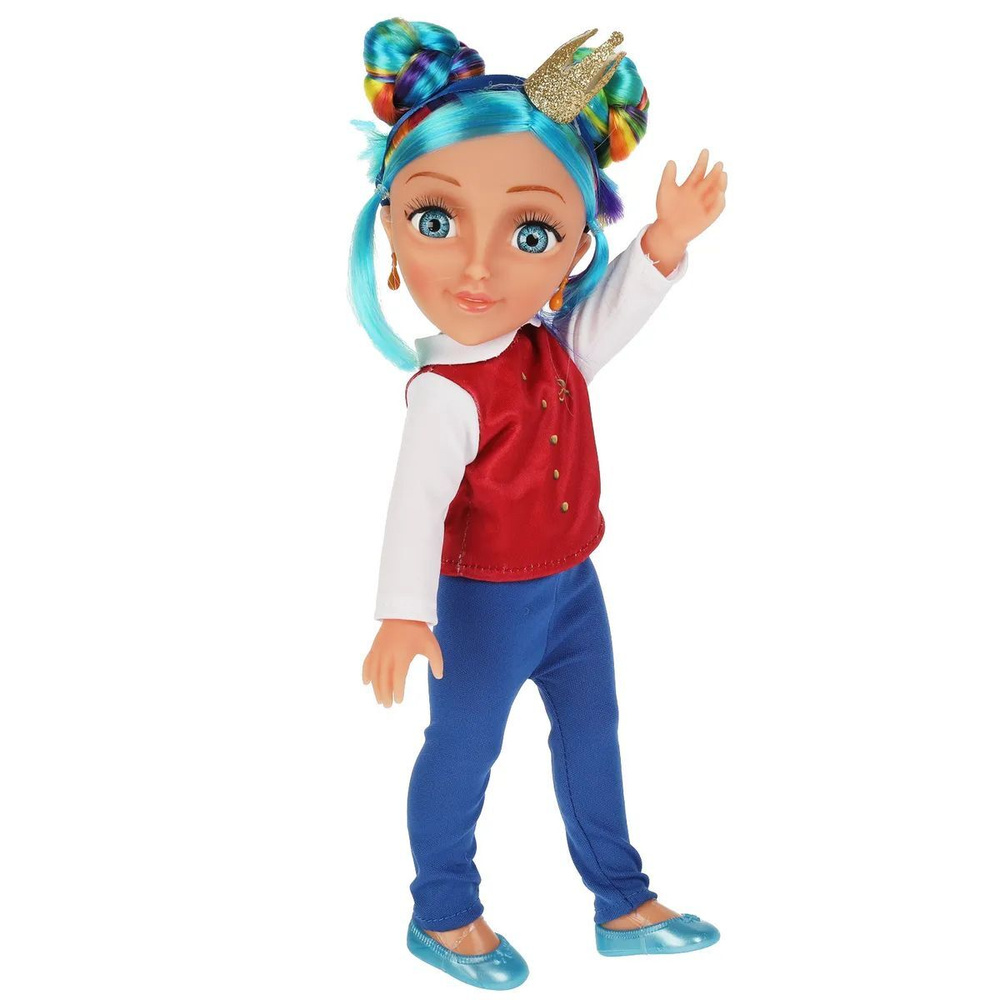 Кукла Карапуз озвученная Царевны Даша 32см, цветные пряди - купить с ...