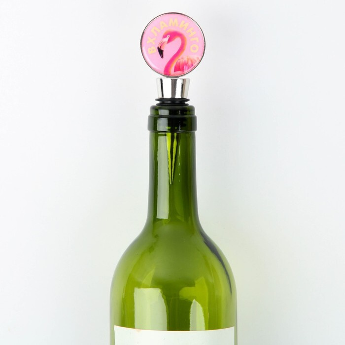 Пробка для вина формовая с эпоксидом Вхламинго, 11 х 4.5 х 2.5 см  #1