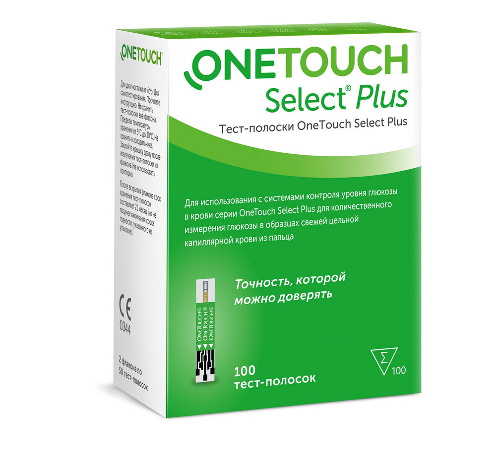 Onetouch Тест Полоски Seleсt Plus Купить