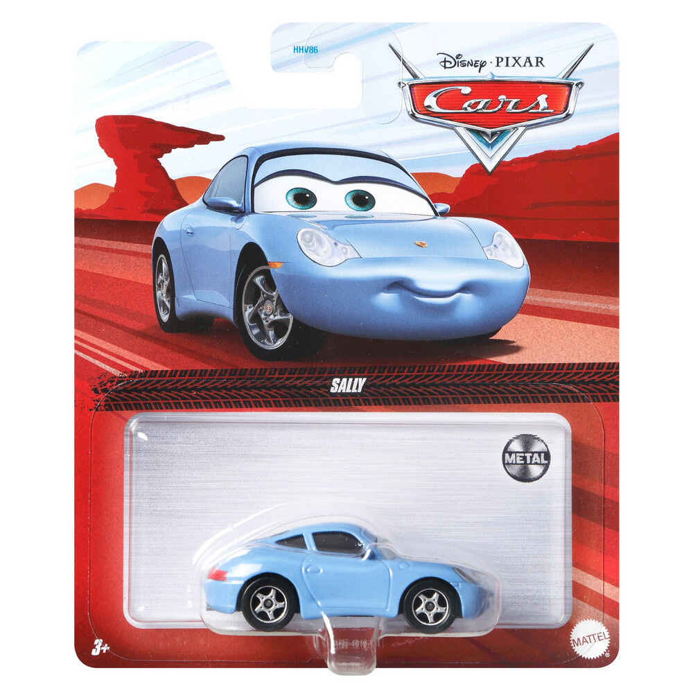 FJH98 Машинка металлическая Disney Pixar Cars коллекционная модель, игрушка Тачки: Салли с длиной 7 см #1