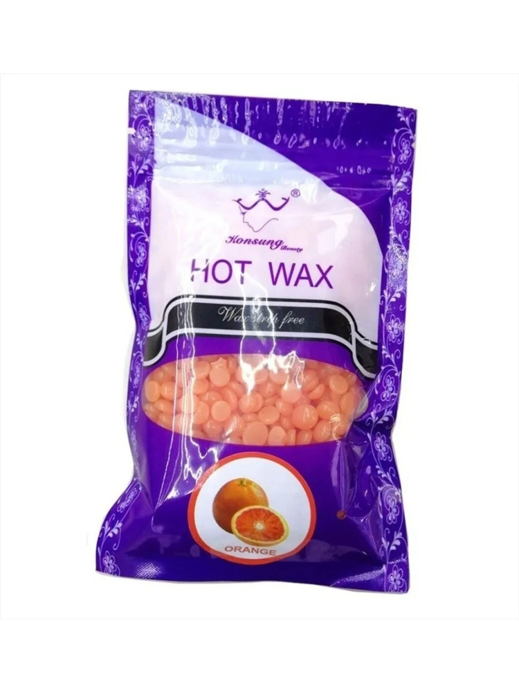 MK professional Горячий воск в гранулах для депиляции Hot Wax Orange, 100 г  #1