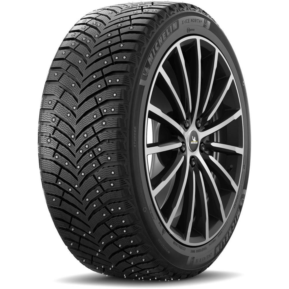 MICHELIN X-Ice North 4 SUV Шины  зимние 285/40  R22 110T Шипованные #1