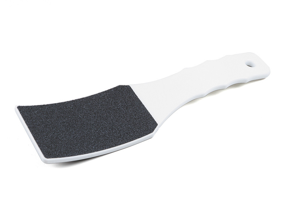 Zinger Терка для ног абразивная двусторонняя (RA-70 White), педикюрный инструмент от мозолей и натоптышей #1