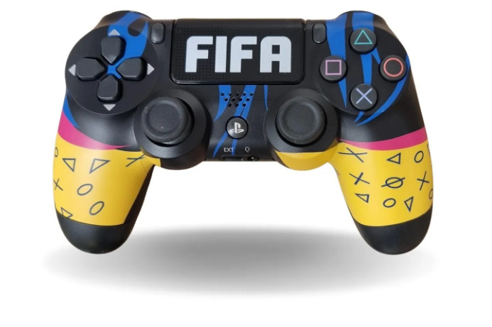 Джойстик, джойстик ps4, DualShock 4 v2, FIFA Черный #1