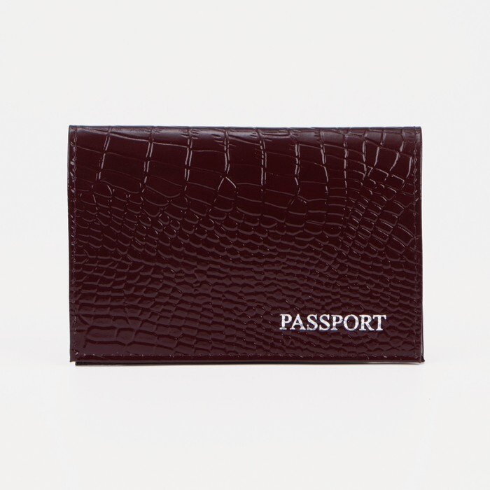 Обложка для паспорта, цвет коричневый #1