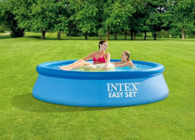 Бассейн с надувным бортом Intex Easy Set (305 х 61 см), 3077 л. 28116 #1