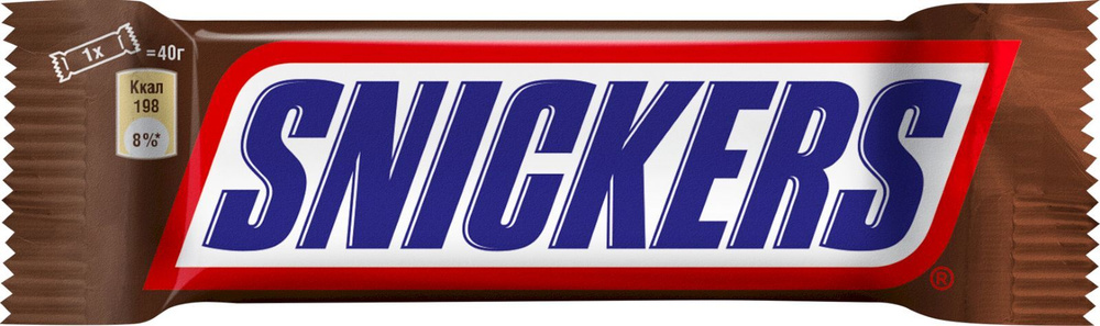 Шоколадные батончики Snickers, 48 шт по 50.5 г, Нуга, карамель, арахис, шоколад  #1