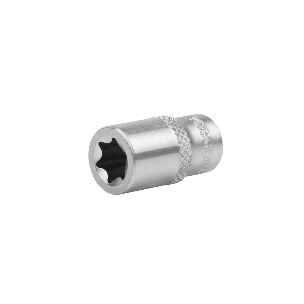 Головка TORX E10 под квадрат 1/4" NORGAU Industrial шариковой фиксацией и шлифованной поверхностью  #1