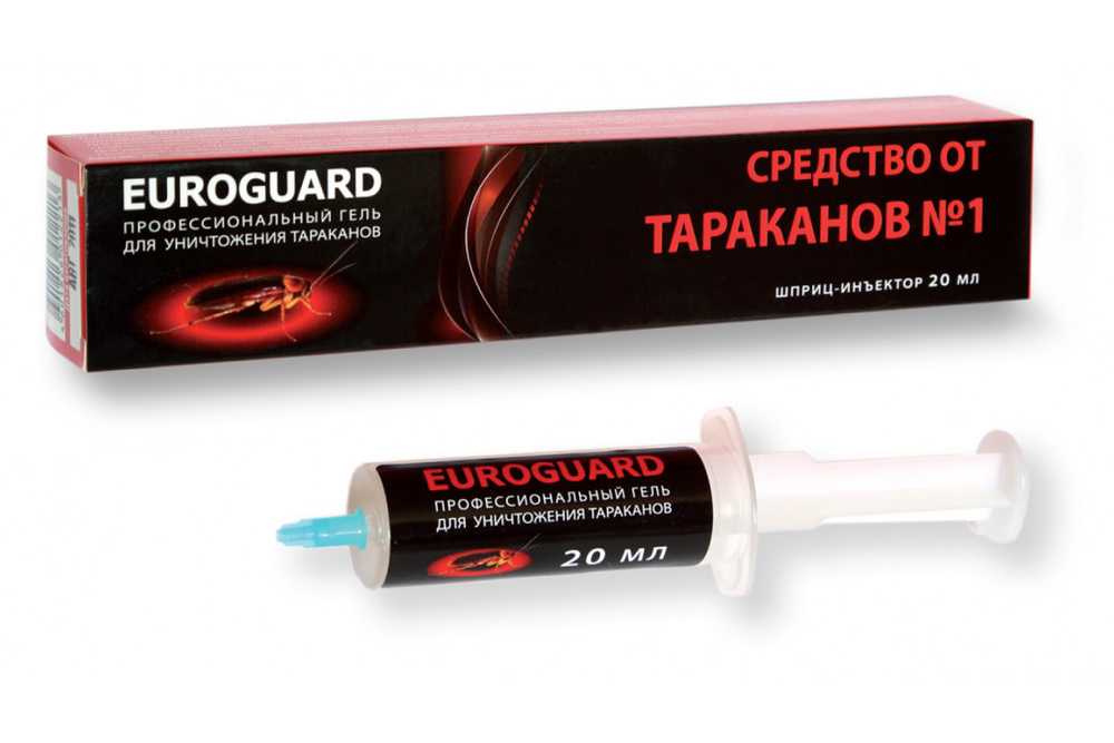 Euroguard Гель-шприц для уничтожения тараканов и муравьев Export, 30гр  #1